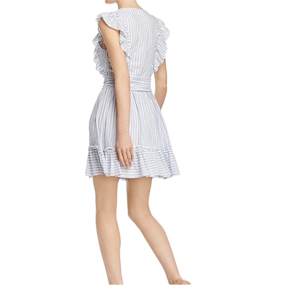 Saylor Adelaide Striped Ruffle Mini Dress - Picture 2 of 12